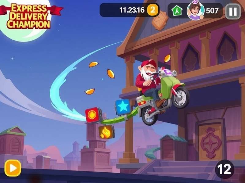 Express Delivery Champion Gameplay Screen